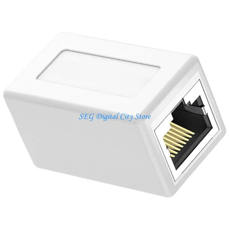 U75B Rj45 موصل أنثى إلى أنثى إيثرنت CAT6 مقرنة كابل الشبكة مضمنة موصل موسع محول سهلة التركيب