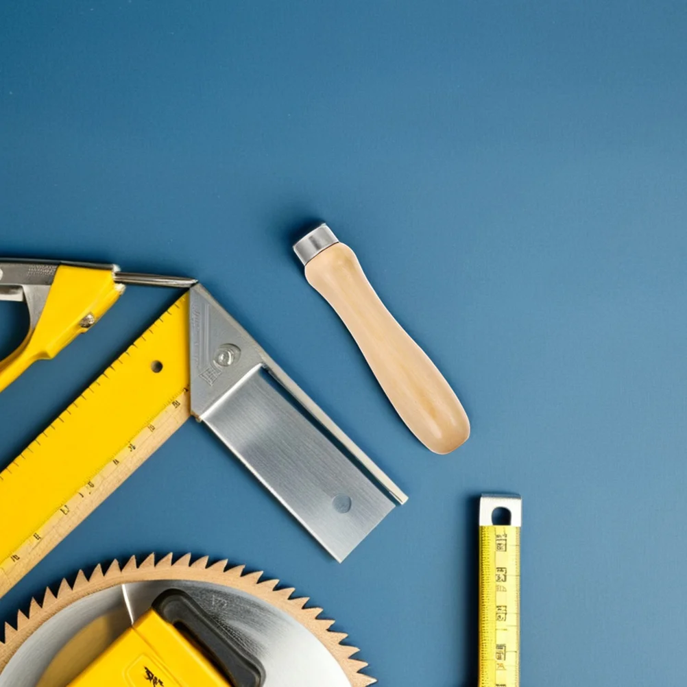 

3 pcs Wooden File Natural Wood For Files Replacement Handle For Hand Tools - Woodworking Tool Handle, File Grip Handle