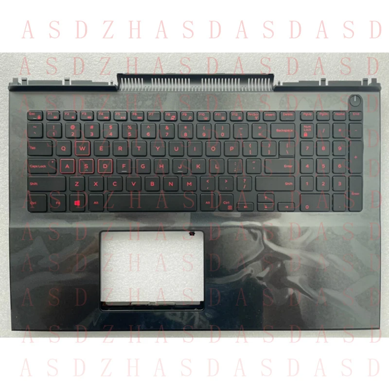 

Z Для DELL 7566 7567: Верхний корпус (C-чехол) с подсветкой клавиатуры и подставкой для рук CN-00KN55 0KN55