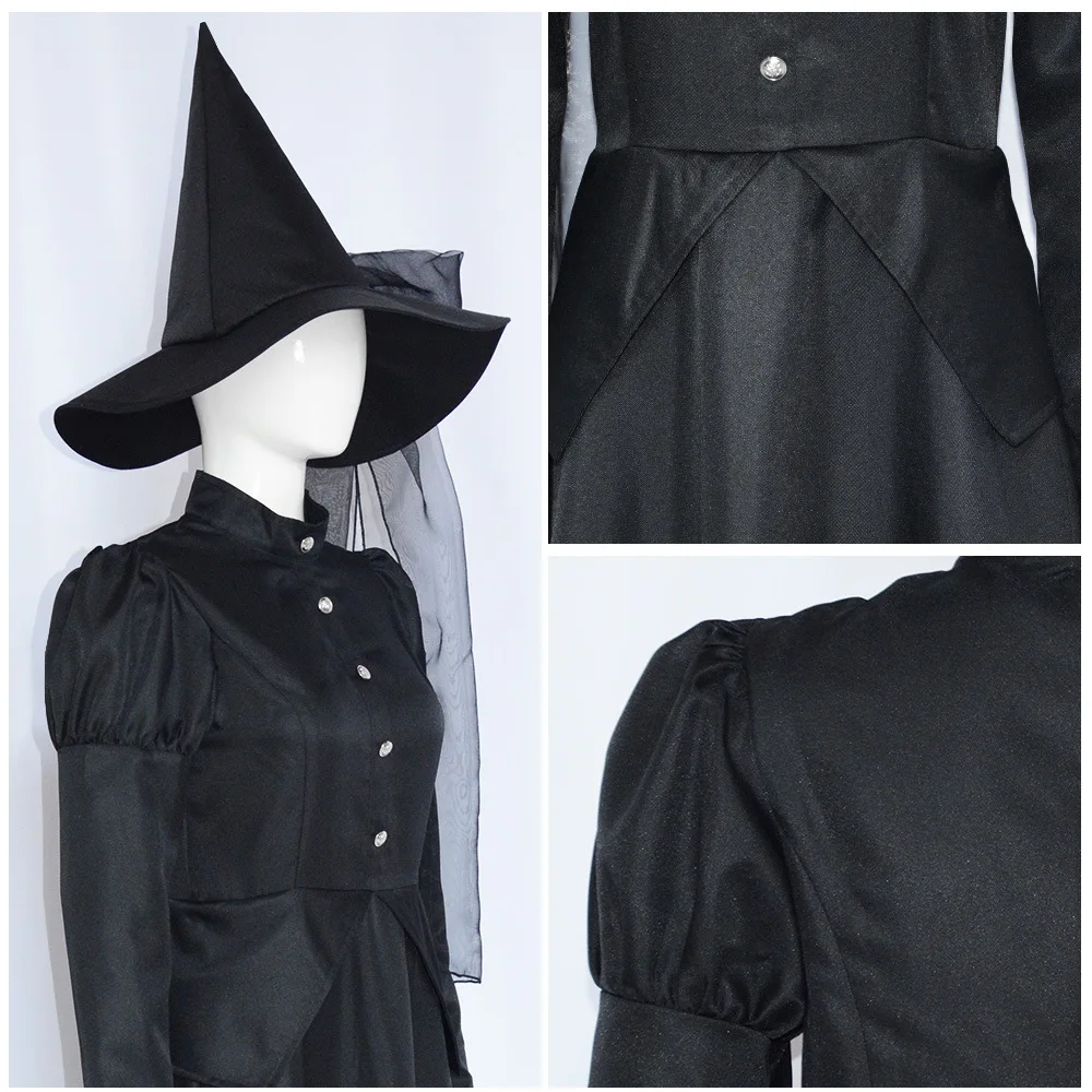 The Wizard of Oz Halloween costume stage performance adult role-playing black witch witch costume anime character costume