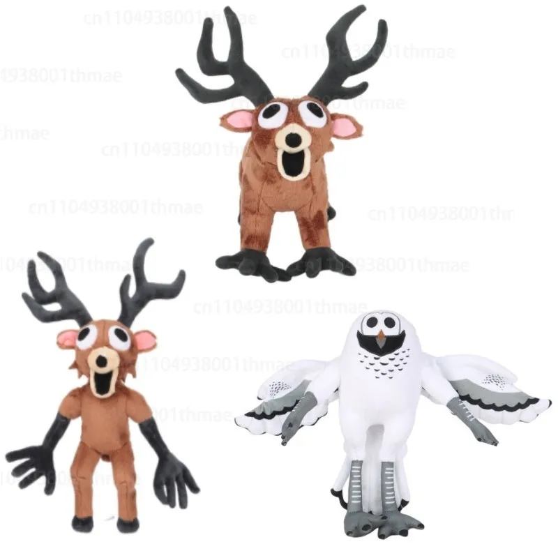 Peluche cerf 99 nuits dans la forêt, poupée en peluche mignonne 38CM, jouet Animal Anime pour cadeaux d'anniversaire et d'halloween, périphérique Anime, nouvelle collection