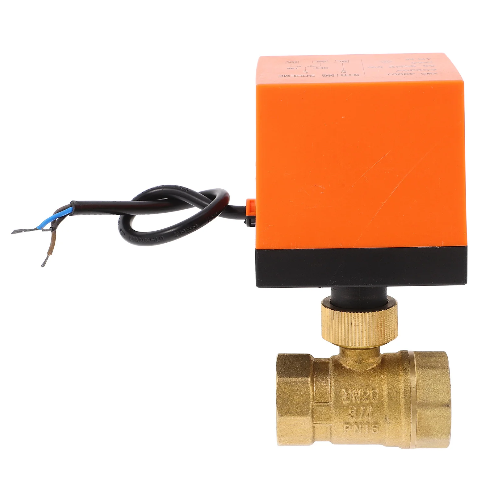 

Моторизованный шаровой кран, трехпроводной, с двумя регулируемыми резьбой Micro Npt, электрический клапан для фанкойл, расход воздуха Hvac