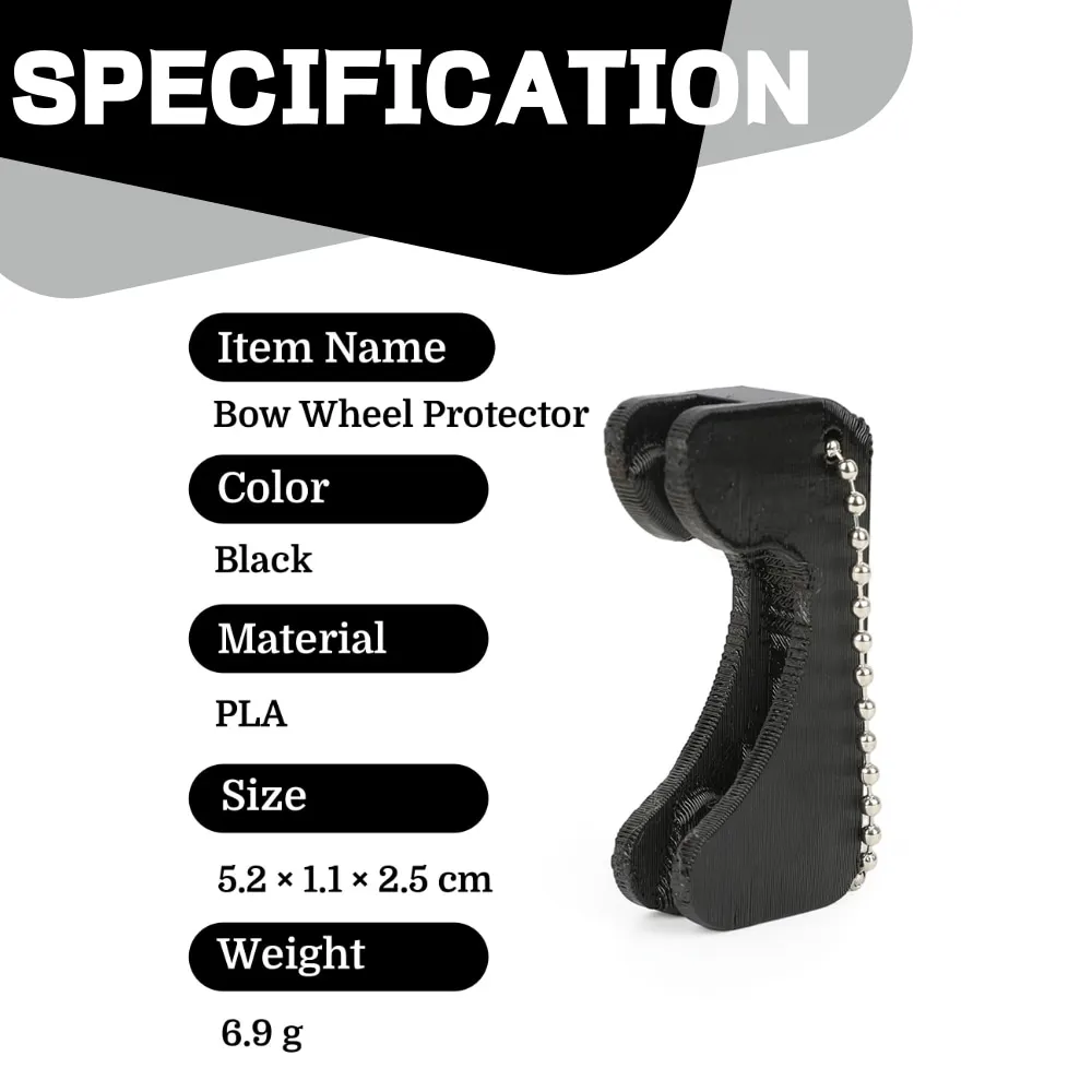 الرماية مجمع القوس بكرة عجلة حامي PLA متعدد الألوان دائم اطلاق النار الهدف الصيد مجمع القوس الملحقات #2