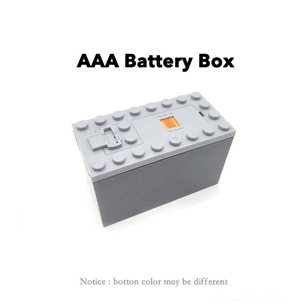 Accesorios técnicos MOC, piezas de función de potencia, bloques de construcción, juguetes, coches, tren, Motor, velocidad, receptor de Control remoto, caja de batería