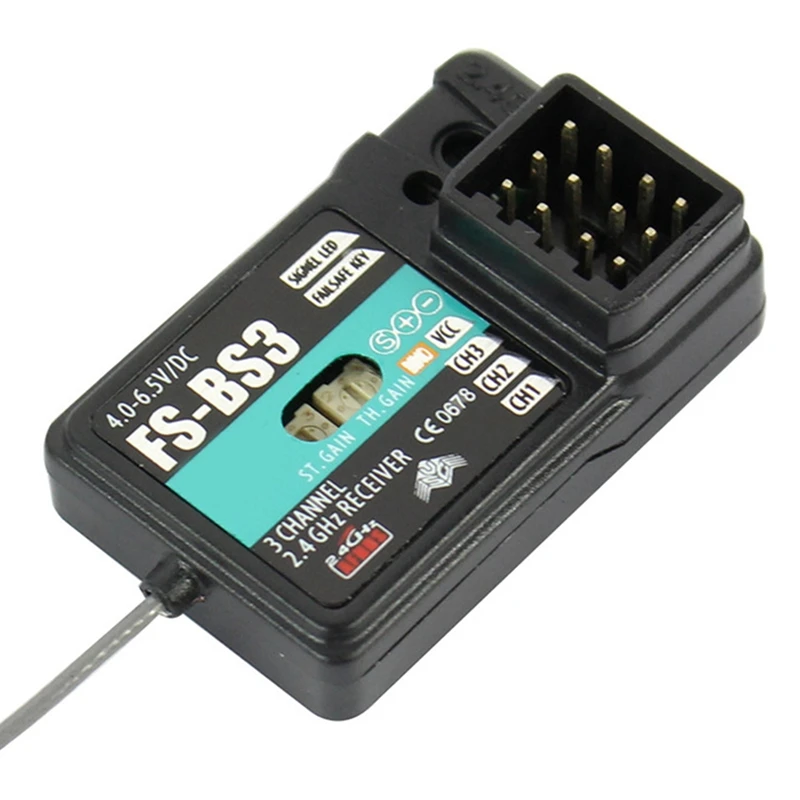 For Flysky FS-BS3 3CH Receiver For RC Controller FS GT2 GT2B GT3B GT3C T4B CT6B T6 RC Car Boat Parts