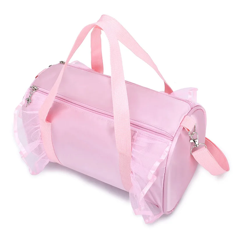 Sac de brevPersonnalisé en Dentelle Rose pour Fille, Sacoche à Bandoulière Brodée pour Enfant