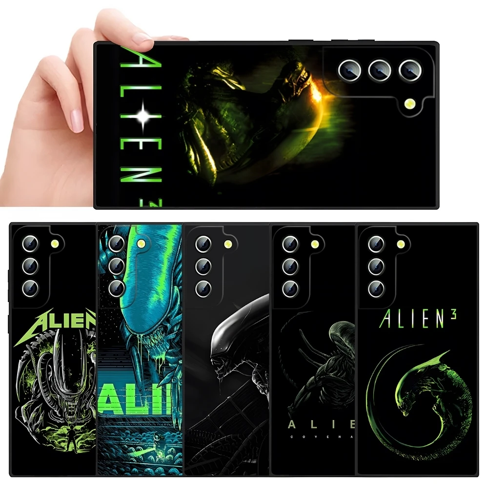 Movie Alien Xenomorph Phone Case for S23 Samsung S24 Ultra S22 S20 Fe S21 Plus Galaxy A54 A34 A24 A53 M54 Note 20 Back Cover