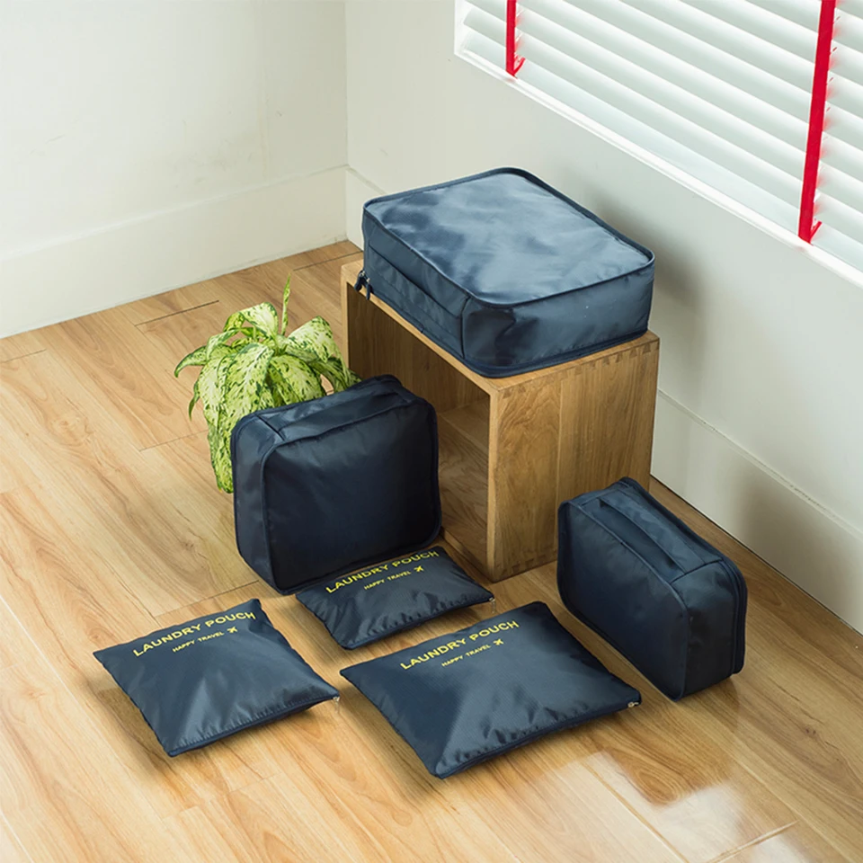 Lightweight Travel Packing Cubes 6 Set Organizers