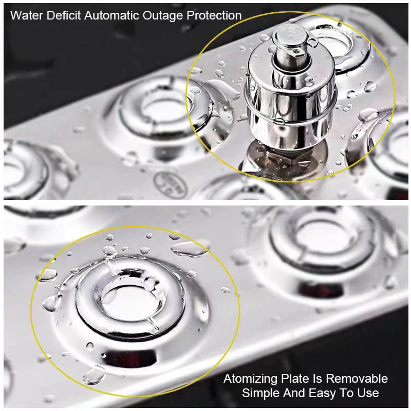 Ultrasonic Atomizer Industrial Humidifier Fog Machine Parts 5Kg/H Ultrasonic Mist Maker Fogger 10  With Power