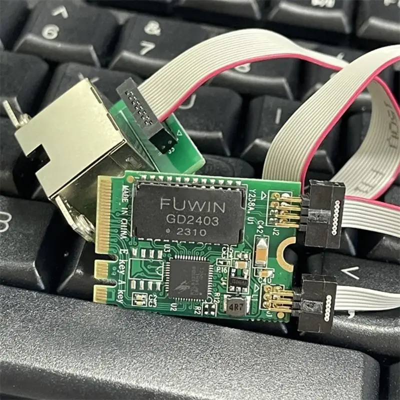 

Upgraded Computer Networking Card 2.5G M.2 A+E Key Gigabit Ethernet RTL8125B