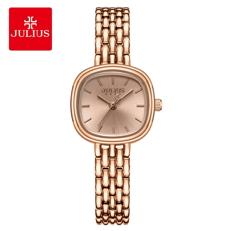 Julius Oval Fashion Small Square Watch Elegant Waterproof Watch Women's Watch Gifts for Woman 1332