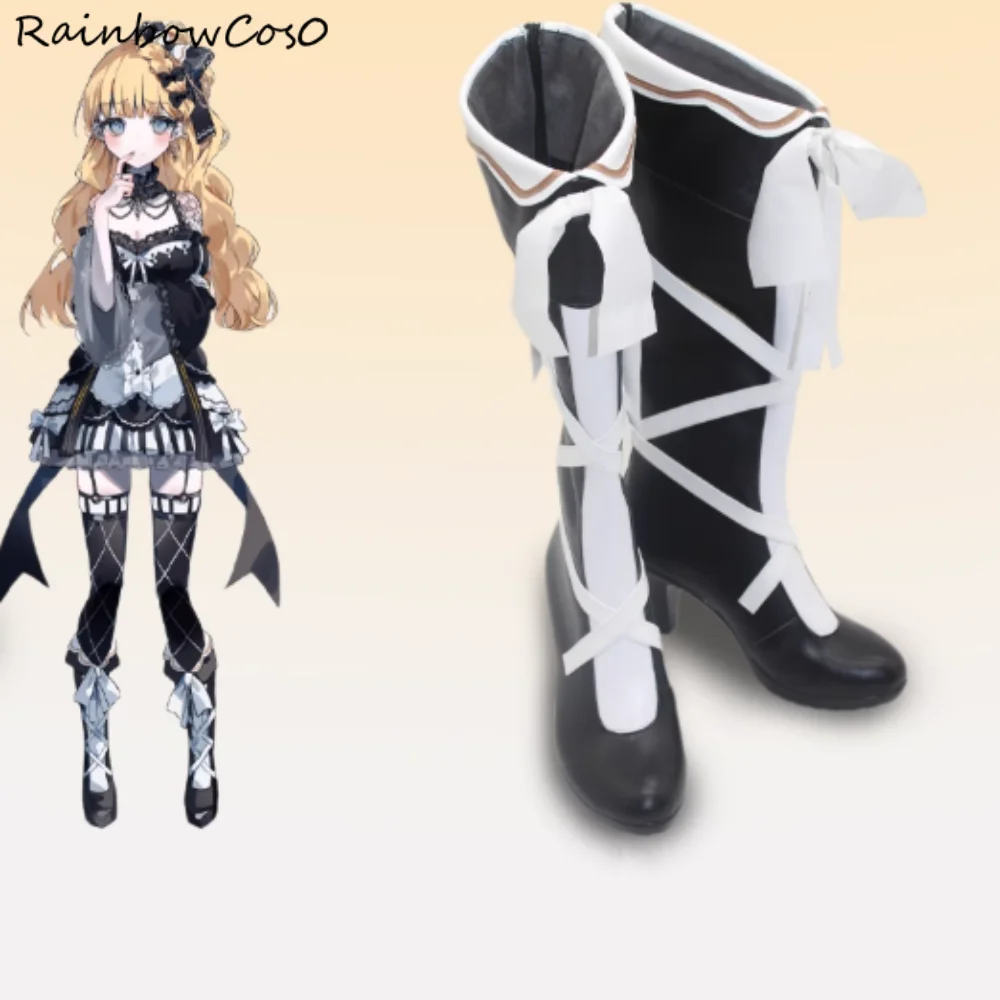

Saeki Miria Magical Girl Witch Trial Cosplay Shoes Boots Game Anime Halloween Christmas RainbowCos0 W5501
