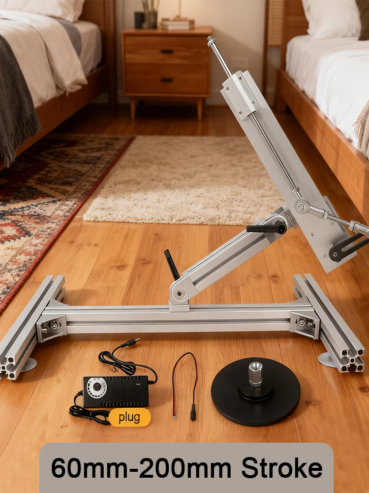 60 mm-200 mm slag verstelbare telescopische lineaire actuator met vermogensregelaar optionele 3XLR-connector/zuignap/beugel - afbeelding 2