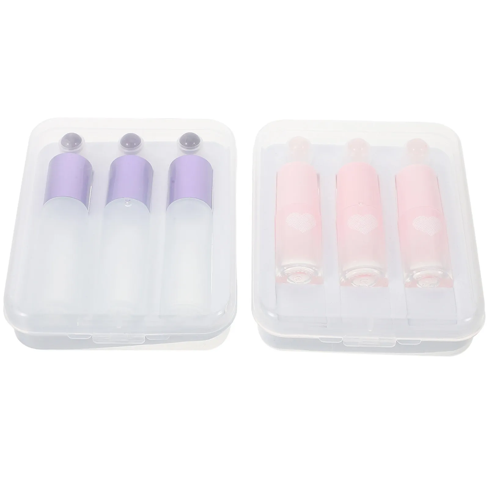 

6Pcs Refillable Essential Oil Roller Bottles Leak Proof Empty Glass Roll on Bottles Aromatherapy Massage Oil Perfume Travel