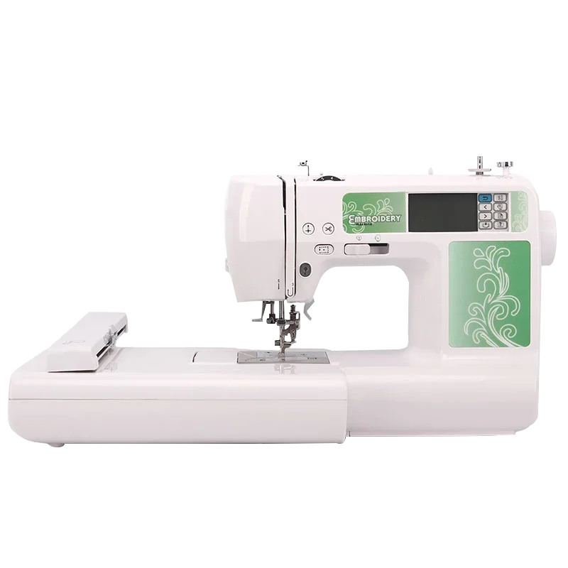 

Multifunction Cloths Stitching Electric household computer Sewing Embroidery Machinewith double embroidery frame configuration