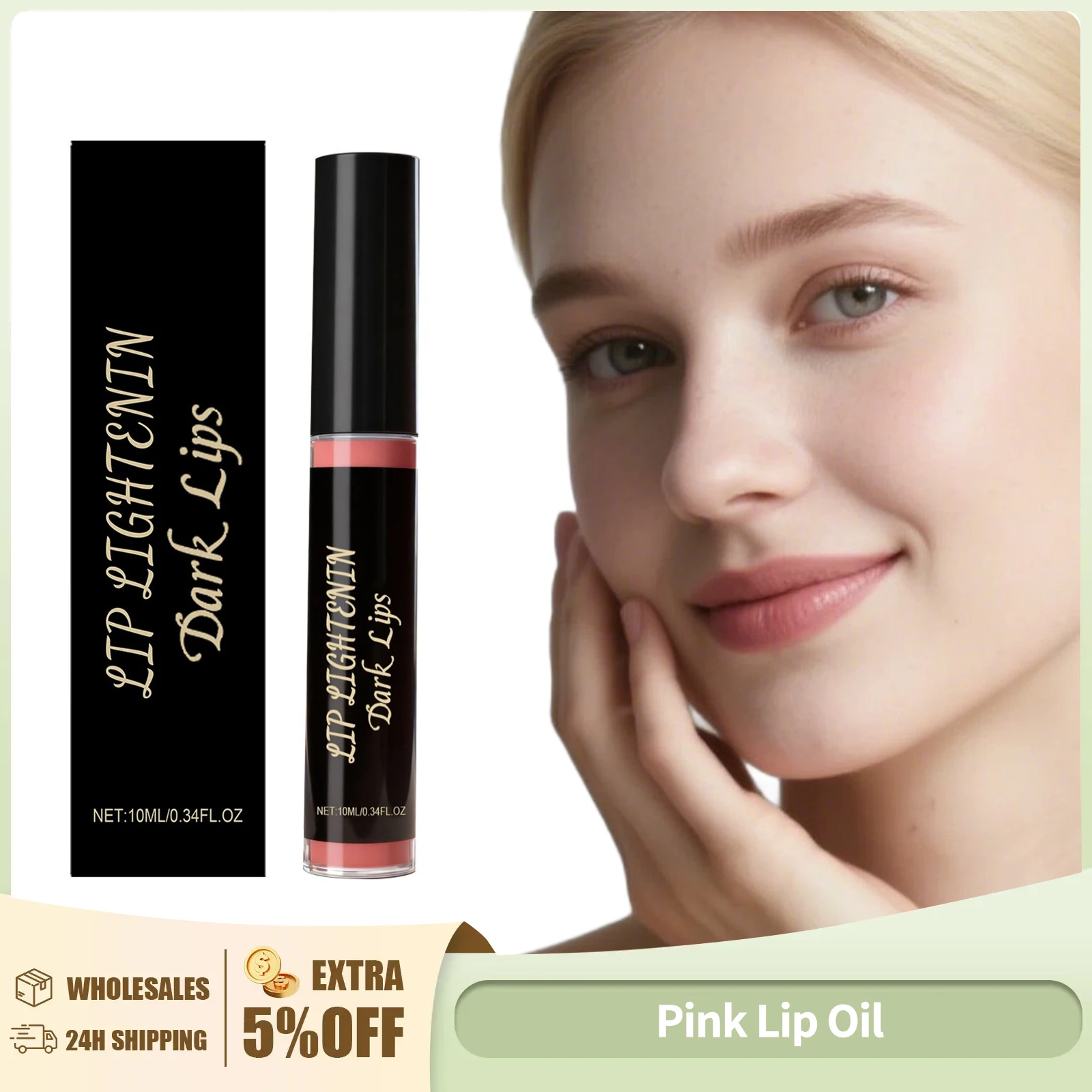 زيت الشفاه الوردي المرطب يتلاشى الشفاه الخطوط الدقيقة تنعيم ممتلئ الشفاه إصلاح اشراق الشفاه العناية بلسم المحمولة الجمال الصحة 10 مللي #1