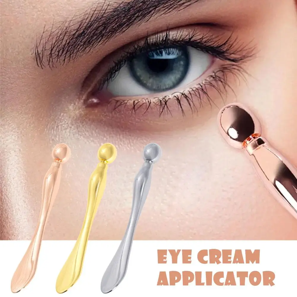 Metalen Gezicht Massage Stick Anti Rimpel Oogcrème Applicator Verzorging Gezichtsgereedschap Masker Mengschep Massage Beauty Bar Ogen Spuug Z1g5