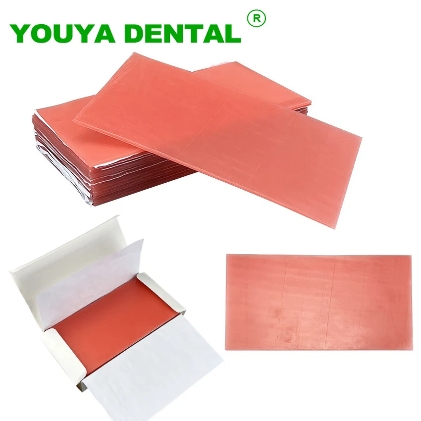 Dental Lab Base Plate Wax Dental Lab Material Modeling Wax Red Wax Sheet Dentist Auxiliary Consumable Material For Denture Model