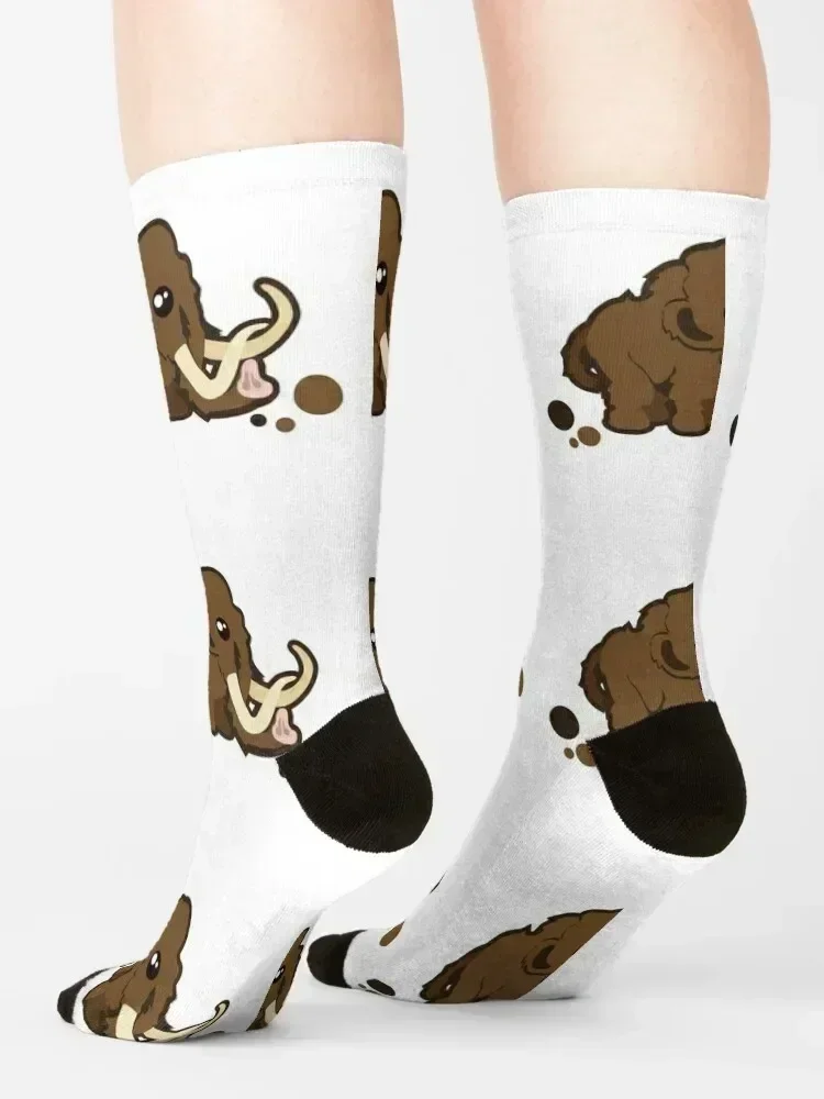Just a Cute Mammoth Socks Lots valentine gift ideas soccer anti-slip floral Socks Men's Women's