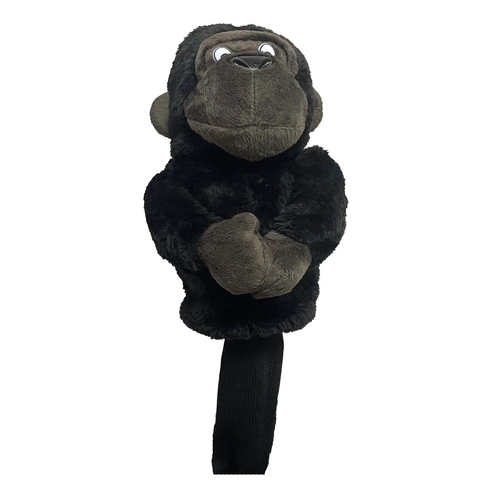 Animal Golf Driver Headcover Soft Plush Gorilla Golf Club Head Cover with Sock Sleeve for Driver Golf Club Head