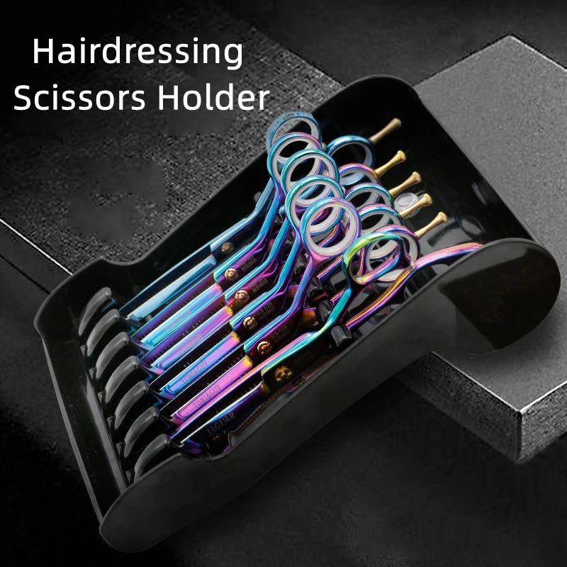 

Barbershop Hair Cutting Scissors Storage Box Professional Barber Thinning Shears Organizer Case Salon Hairdressing Accessories