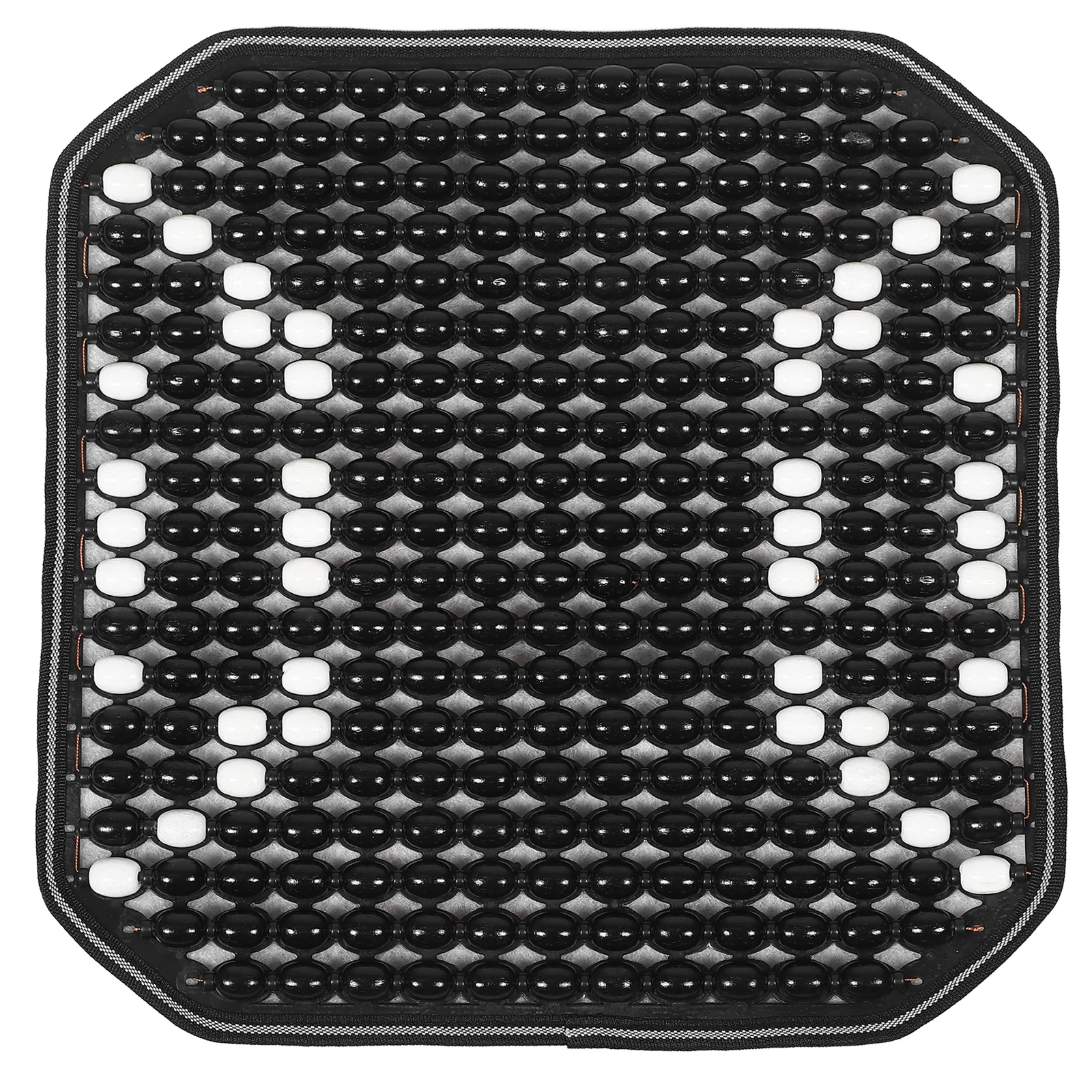 

Wooden Beads Car Seat Cushion Cooling Pad Breathable Comfortable Support Massage Effect For Car Front Seats Automotive