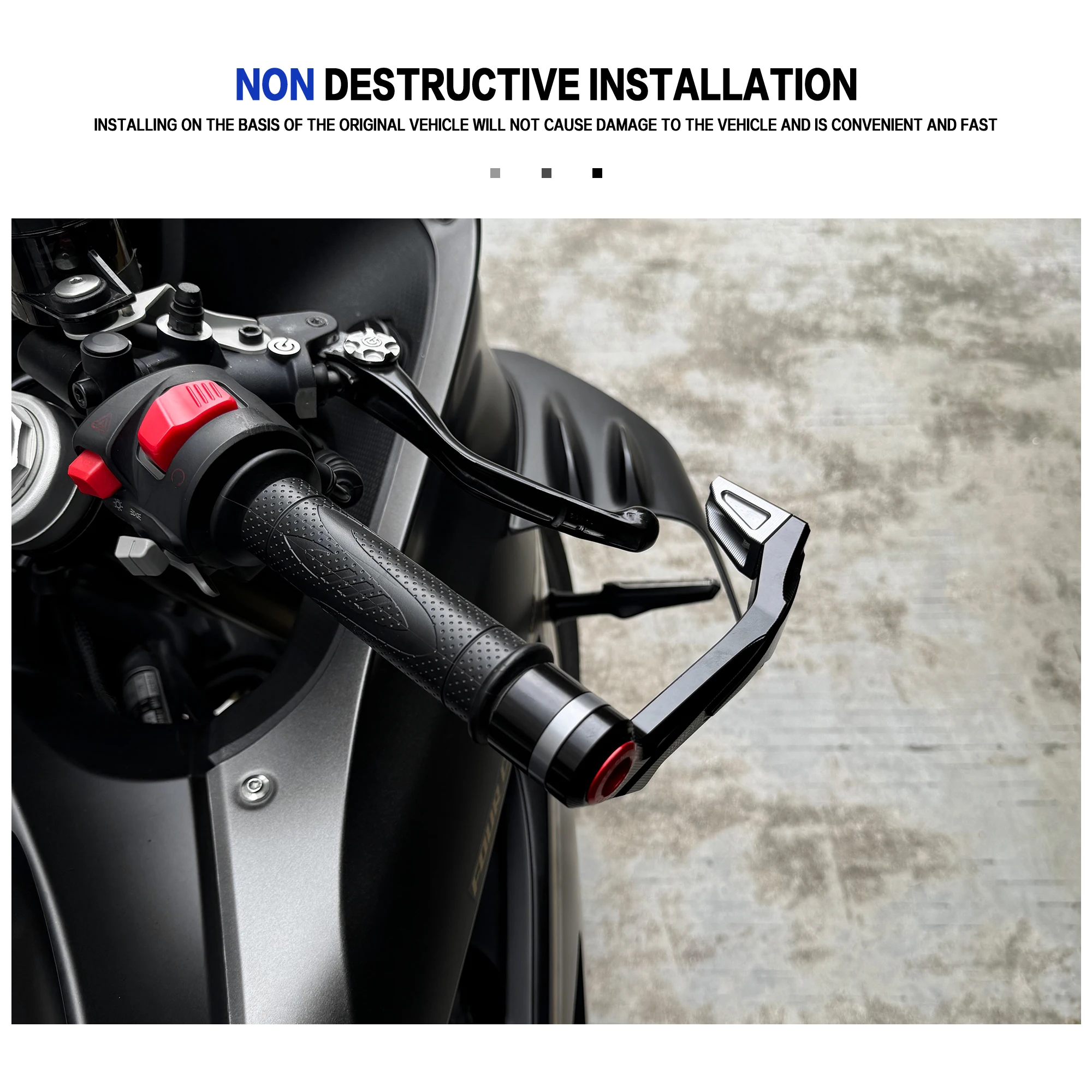 ملحقات جديدة عالية الجودة لـ QJMOTOR SRK550S SRK 550S SRK550 دراجة نارية مقبض الحرس المقود الحرس الفرامل رافعة Handguard