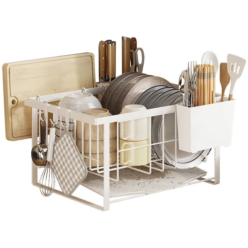 

Wire Kitchen Kitchenware Accessories Tableware Single Industrial Bowl Chopsticks Small Bowl Rack Drain Plate Storage Rack