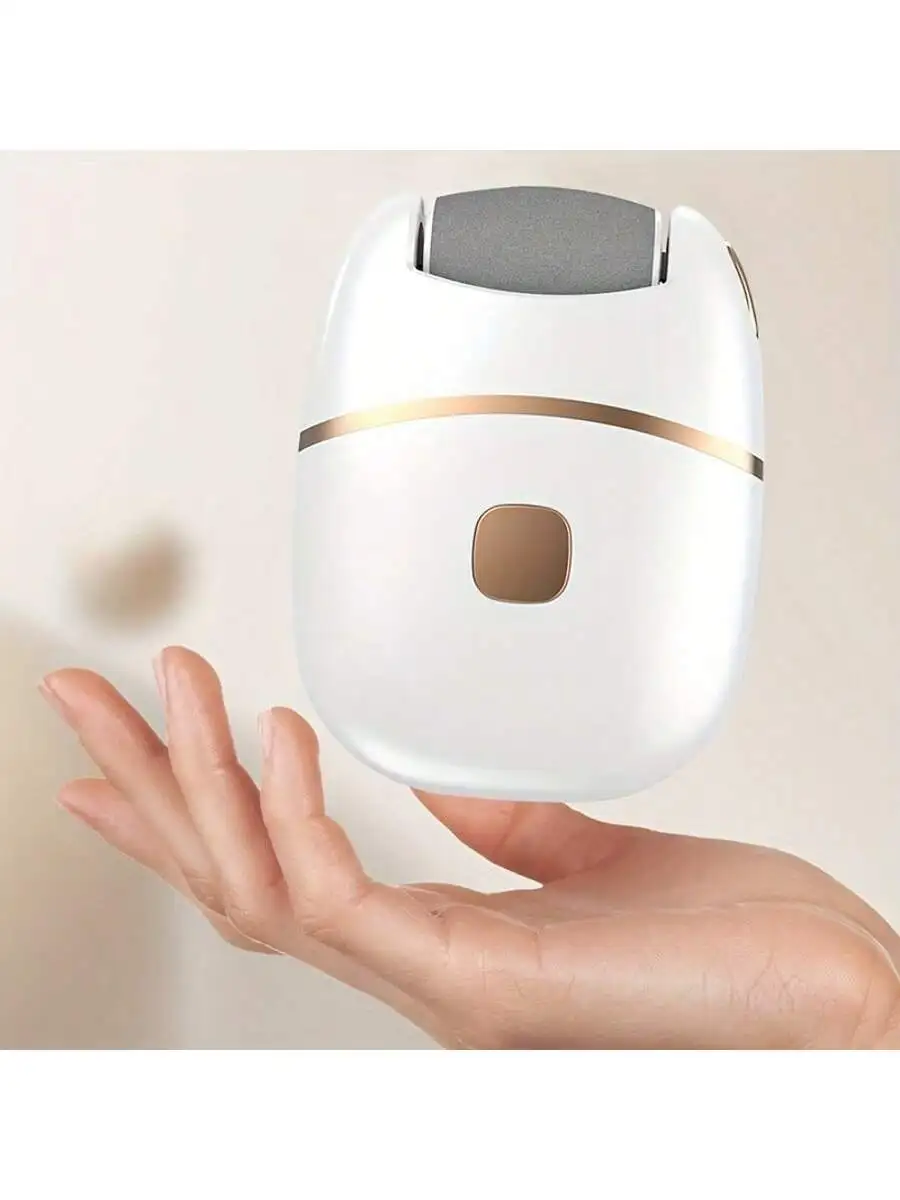 1 PC elektrischer Fußschleifer, wiederaufladbarer Fußschleifer zum Polieren von dickem Leder und 2 Schleifköpfe mit unterschiedlicher Dicke jiao