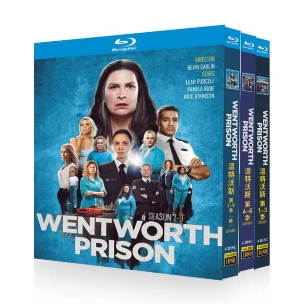 Wentworth Season (1-9) 12-Disc 1080P All RegionPlay Seal Box Blu-ray disc YIHUI
