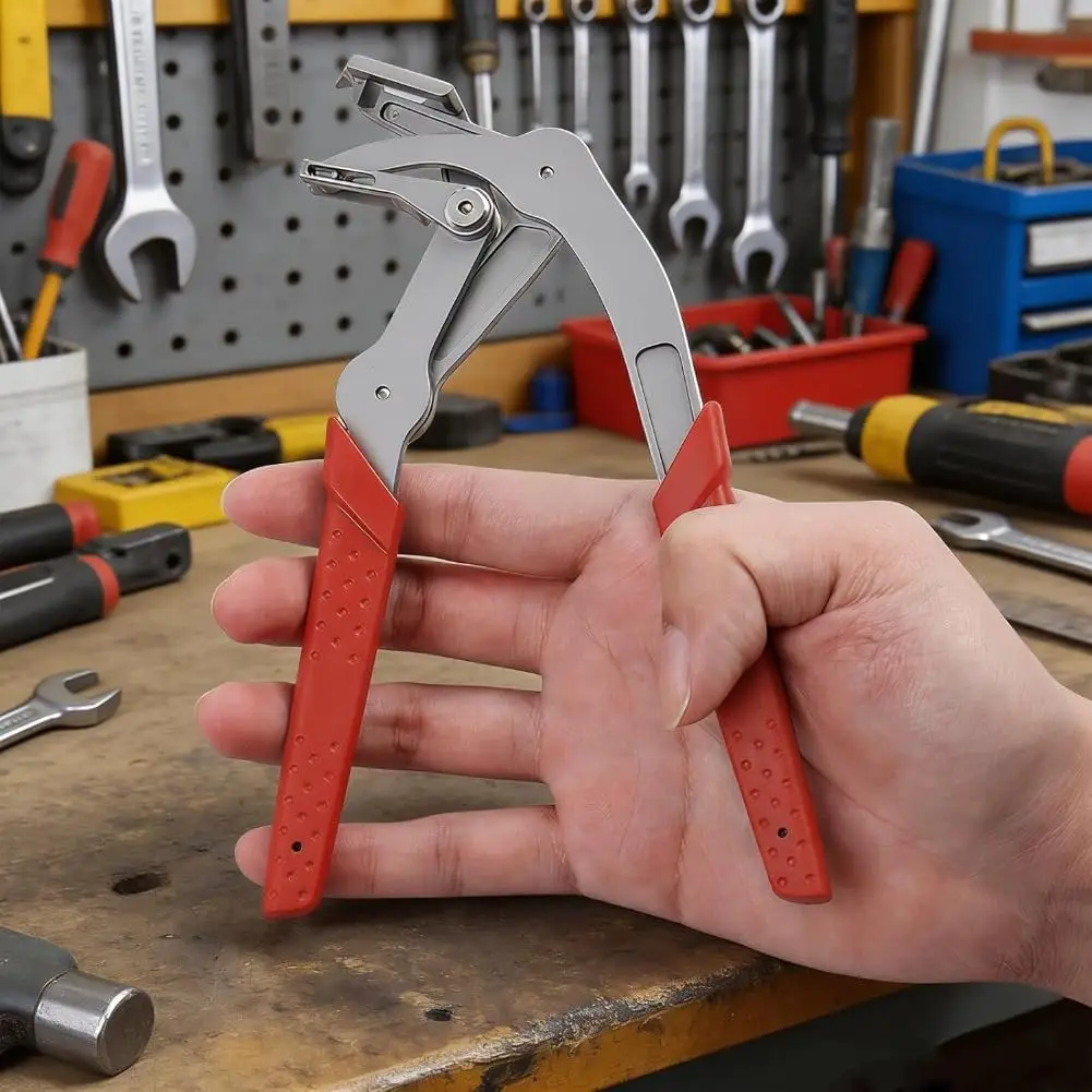 Car Clip Pliers Panel Clip Removal Pliers Car Clamp Plier Spring-Loaded Fastener Rivet Remover for Auto Door Panels