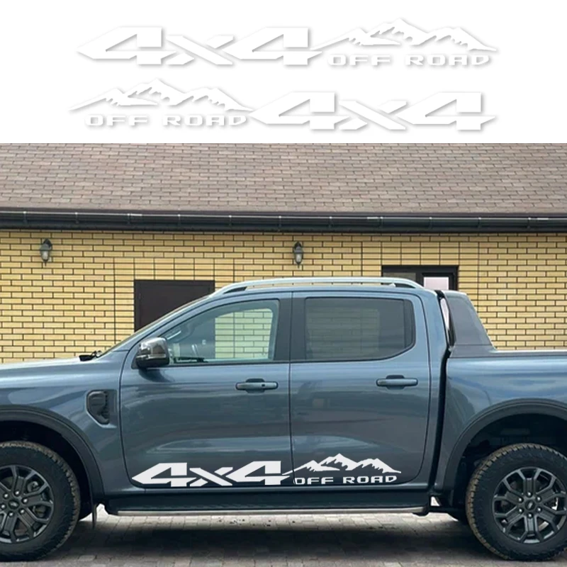 1pc carro montanha padrão adesivo 4x4 fora de estrada mountain bike lado adesivo à prova dwaterproof água pvc decalque do carro decoração do corpo decalque