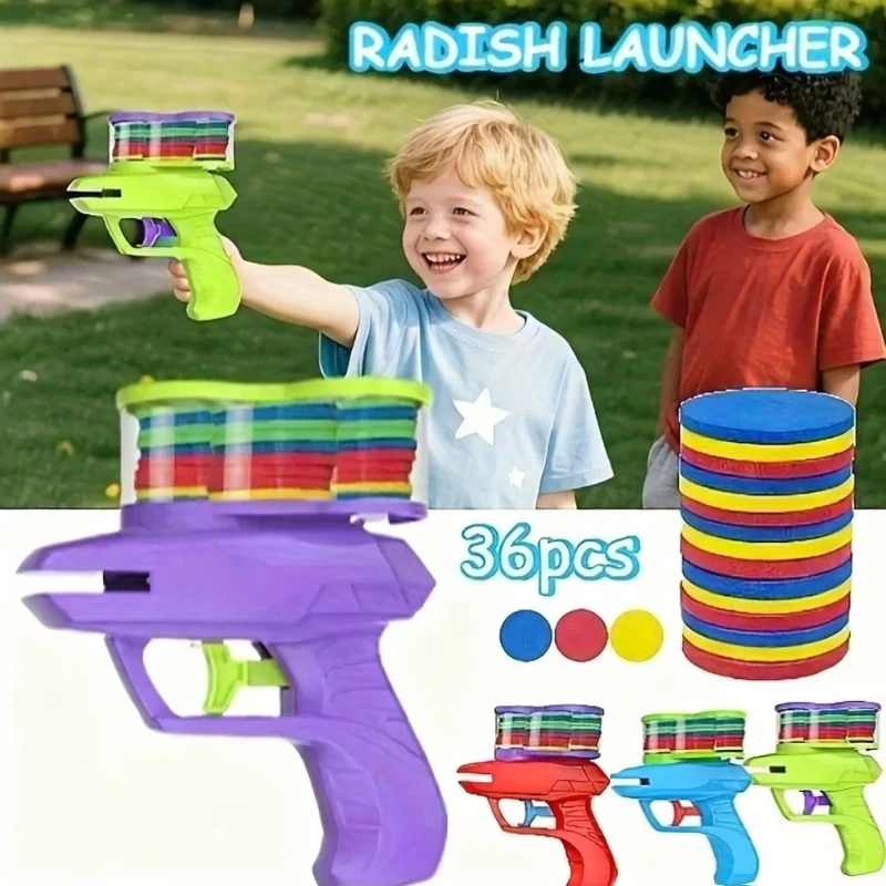 Nuevo juguete de tiro de 3 agujeros: lanzador interactivo, adecuado para juguetes de broma de Navidad y Año Nuevo: un regalo de juego de grupo novedoso y divertido