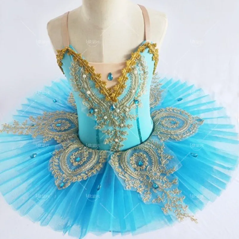 Saia infantil de balé princesa, roupa de desempenho, classe A, primavera