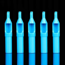 50pcs 3/5/7/9/11/13FT Blue Sterile Disposable Tattoo Machine Gun Nozzle Tips Needle Tube For Tattoo Gun Needle Ink Cup Grip Kits