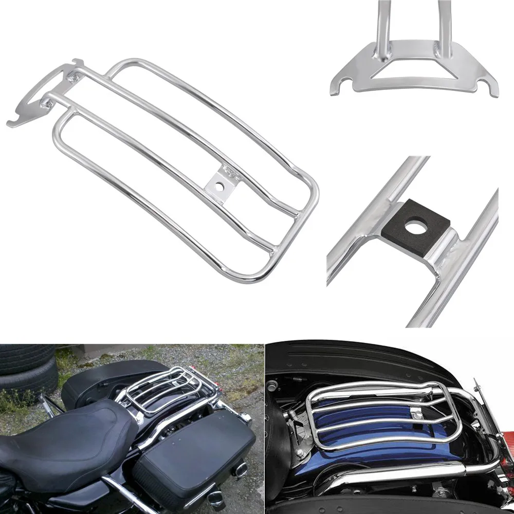 Motorcycle Rear Solo Seat Luggage Rack Support Shelf For Harley Touring Road King Electra Glide Road Street Glide Ultra Limite