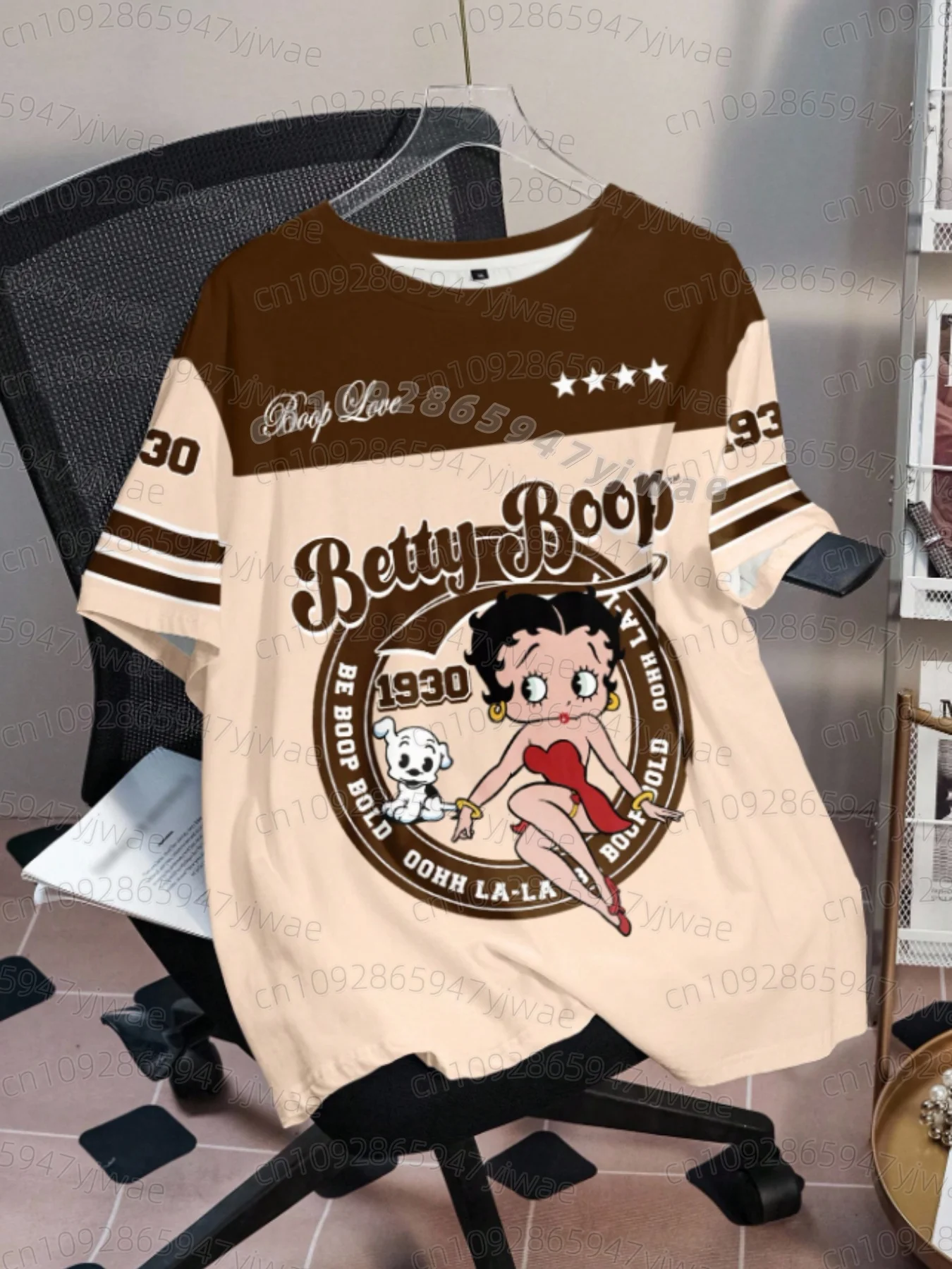 2026 KIDS Cartoon Betty Boop Print Herren Damen Kurzarm-T-Shirt Lässiger 3D-Druck Sommer MÄNNER FRAUEN Sport-Oberteile KIDS T-Shirt – Detail 19
