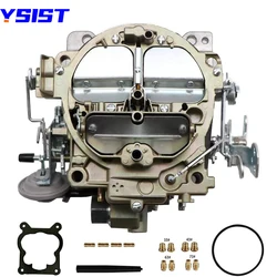 4 Barrels Carburetor Carb for 1901R Rochester Quadrajet 4MV Chevy Summit Jegs Divorced Choke 1901-GG 4-BBL Replace for Corvettes