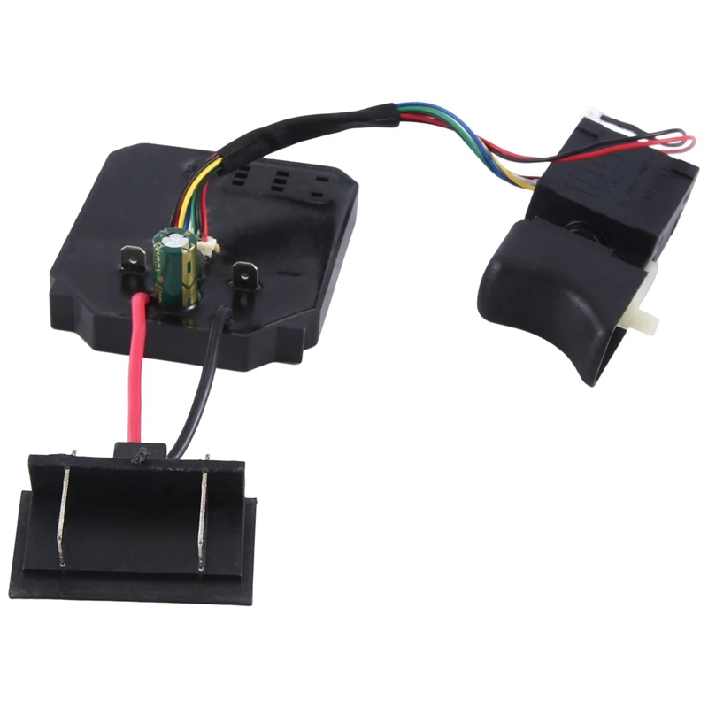 DTA5 10X Brushless Electric Wrench Control Board+Switch for Dayi 2106/161/169, 18V 21V Angle for Grinder Drive Plate, 5.3x6.3CM