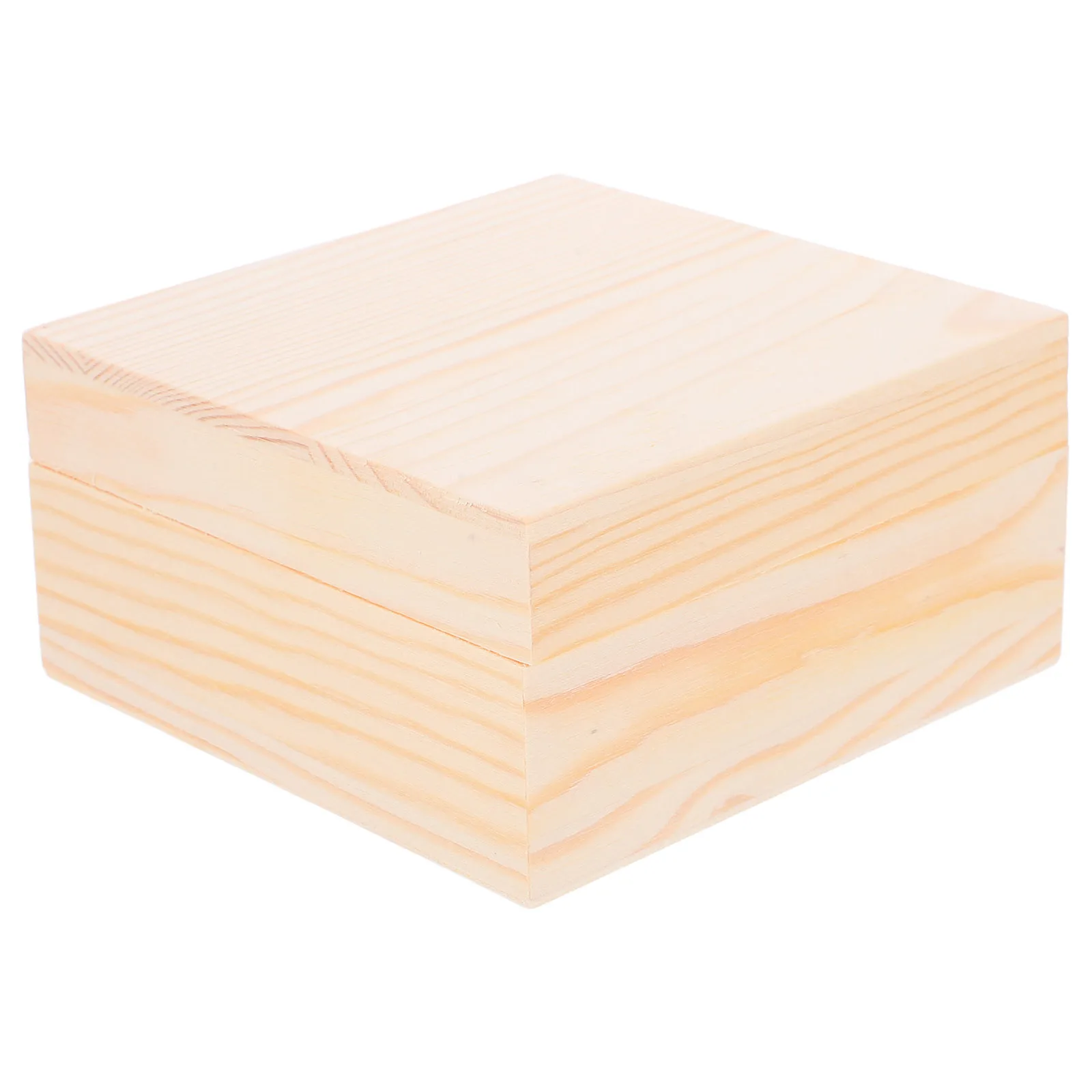 

Wooden Storage Box Jewelry Case Treasure Chest Boxes Holder for Decor Outdoor Organizer Keepsake with Lids