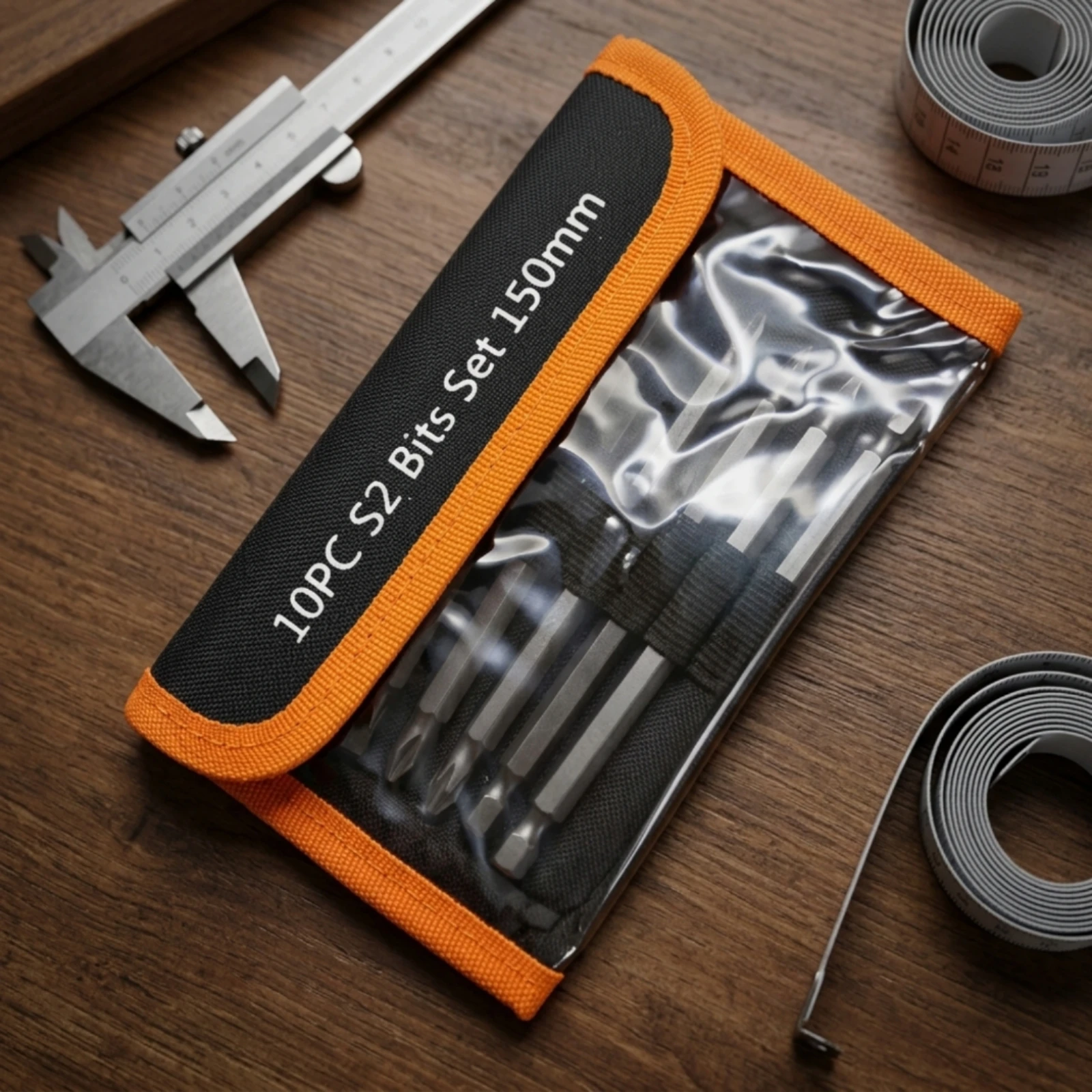 bit-storage-pouch-fold-over-pouch-with-clear-window-storage-bag-slim-small-tool-bag-compact-for-handymen-workshop