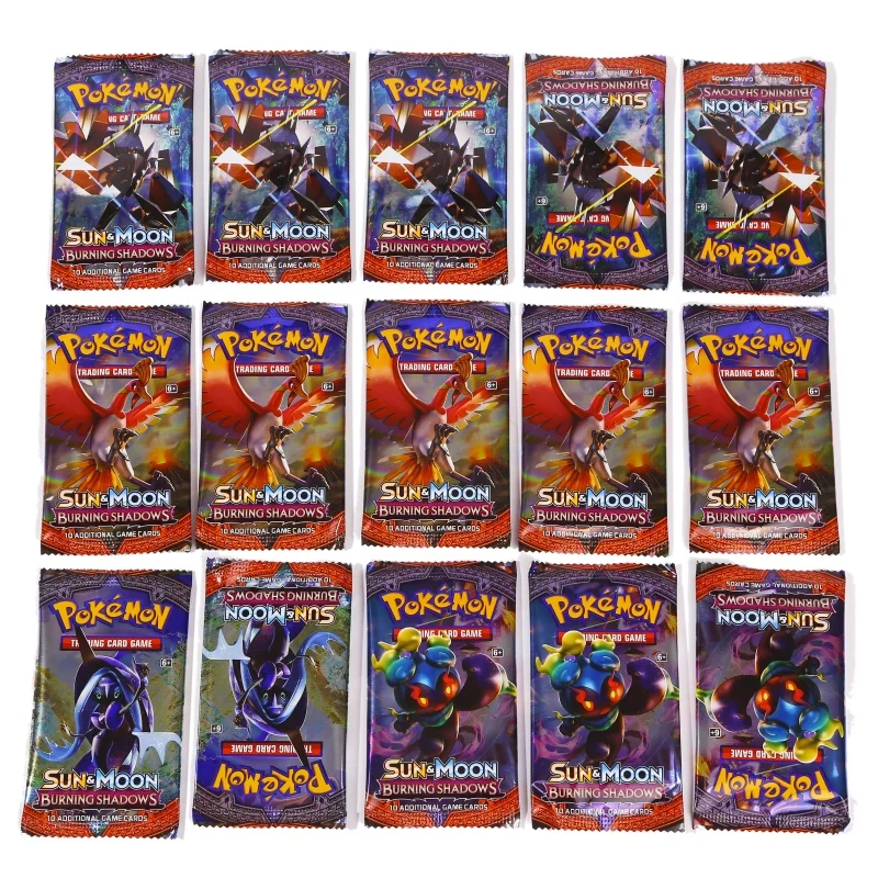 324 szt. Wersja angielska Pokémon TCG: Sun Moon Burning Shadows Booster Box Karty Pokemon 36 pudełek