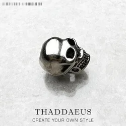 Beads Skull Large Winter 925 Sterling Silver Gift Karma Charms European Jewelry Accessories For Women Men