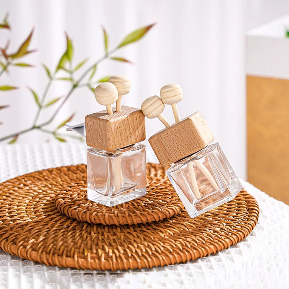 

5Pcs Car Perfume Diffuser Bottles Aromatherapy Scent Diffusers Reusable Compact Air Vent Freshener Essential Oil