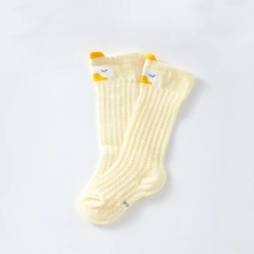 

Повседневные хлопковые летние носки, вентилируемые, приятные для кожи, защищающие от комаров носки, длинные носки