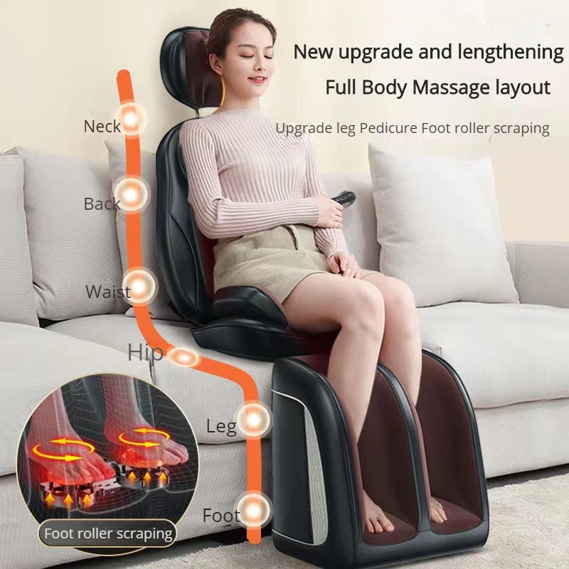 Body Shiatsu Massage Kussen Rugpijn Verlichting Stoel Draagbare Elektrische Zitkussen Rugmassage Verwarming Thuisgebruik