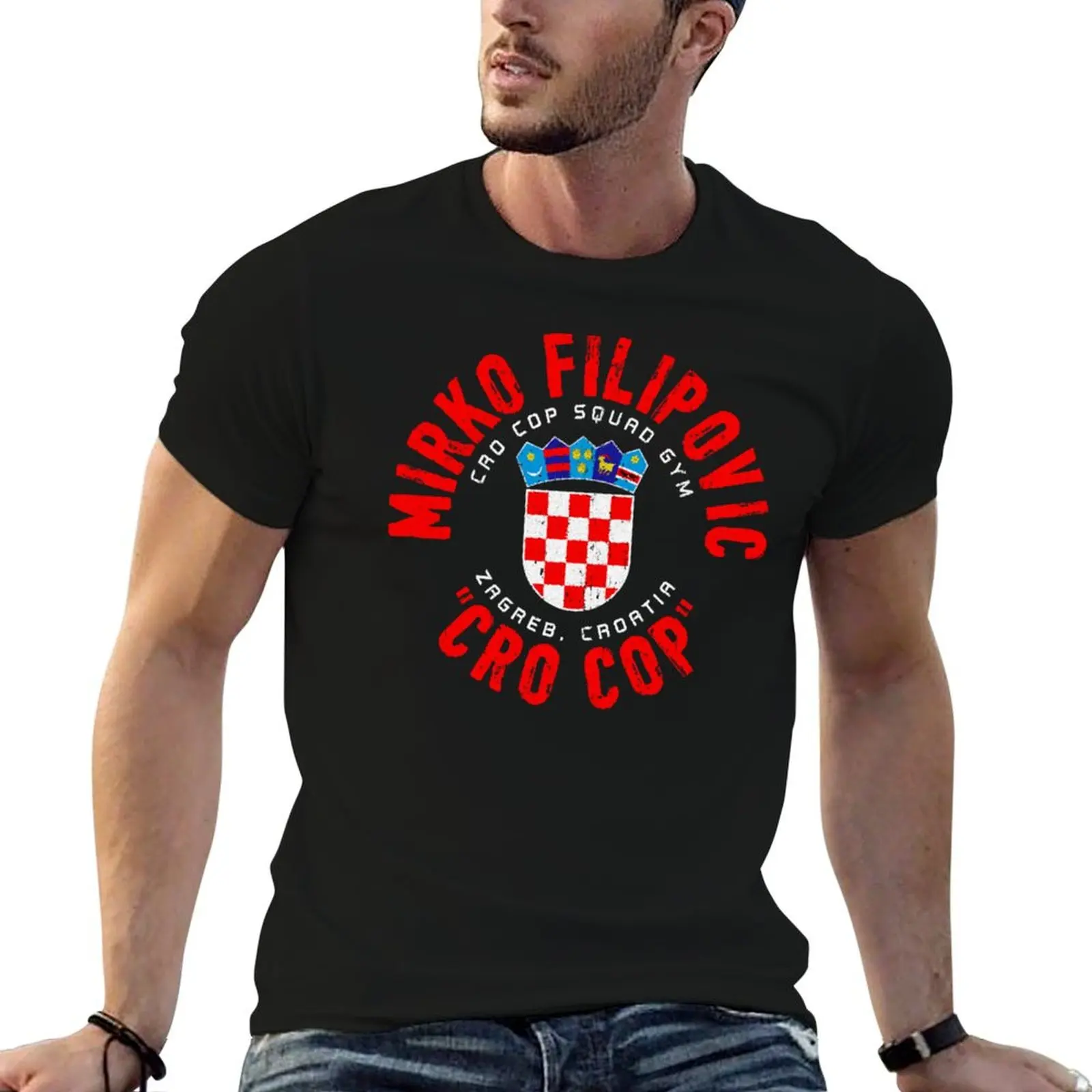 

Mirko Cro Cop Filipovic T-Shirt man t shirts cotton men t shirt cotton 100% T-Shirt
