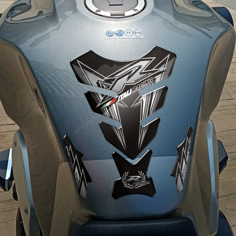 

Чехол для мотоцикла Aprilia Honda Kawasaki Suzuki Yamaha, универсальный 3D-смола, накладка на бак для мотоцикла