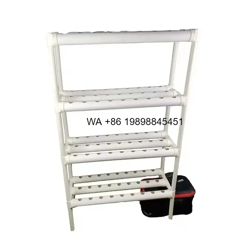 Wmwmnu Hot Selling Automatic Small Growing Frame Vertical NFT Pipeline Hydroponic System for Home Garden Plant Cultivation