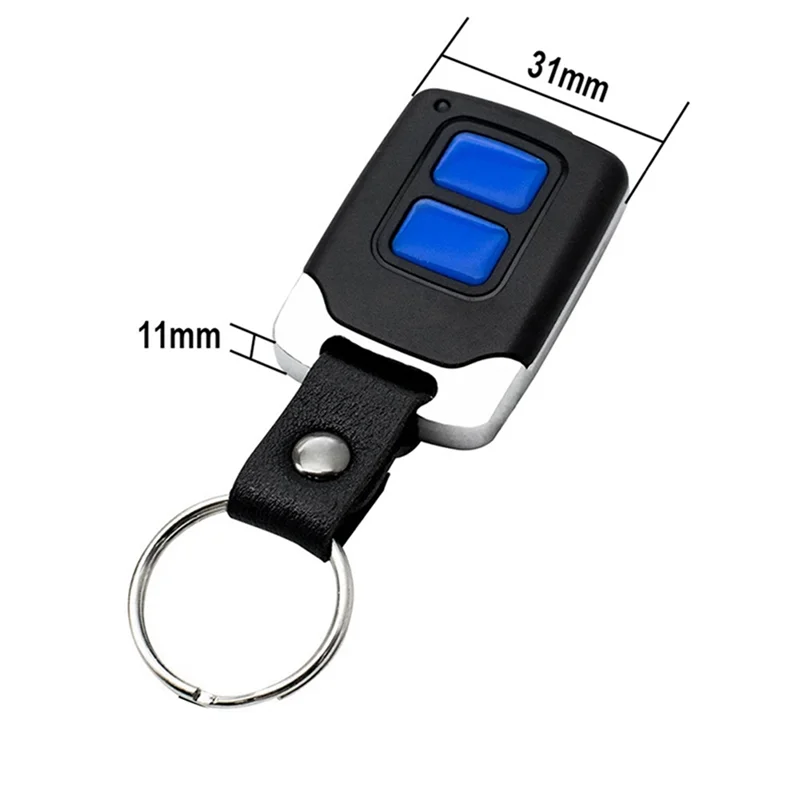 N05R 3PCS Garage Door Remote Control 2 Keys Wireless Rolling Gate Controller With Clone Copy Function 433Mhz